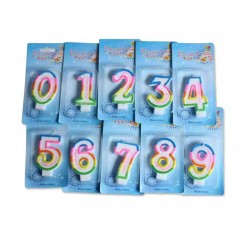Velas Número 0 al 9